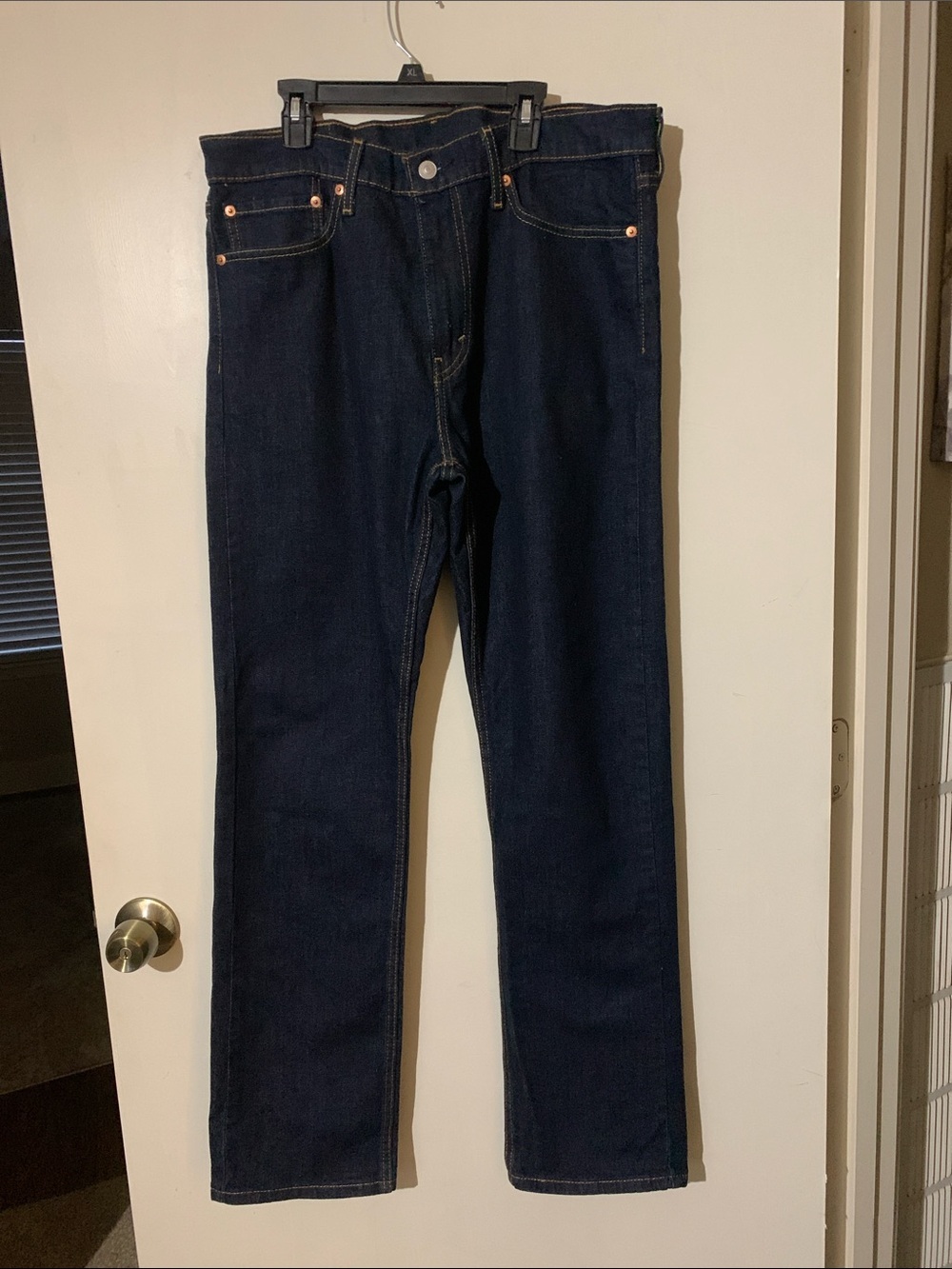 Levi’s 513 Men's Indigo Straight-Leg Jeans - matching jacket in my closet